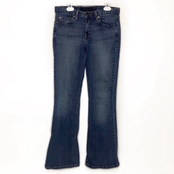 🌲3/$20 Calvin Klein Bootcut Flare Low Mid Blue Jean 2 - Picture 2 of 9